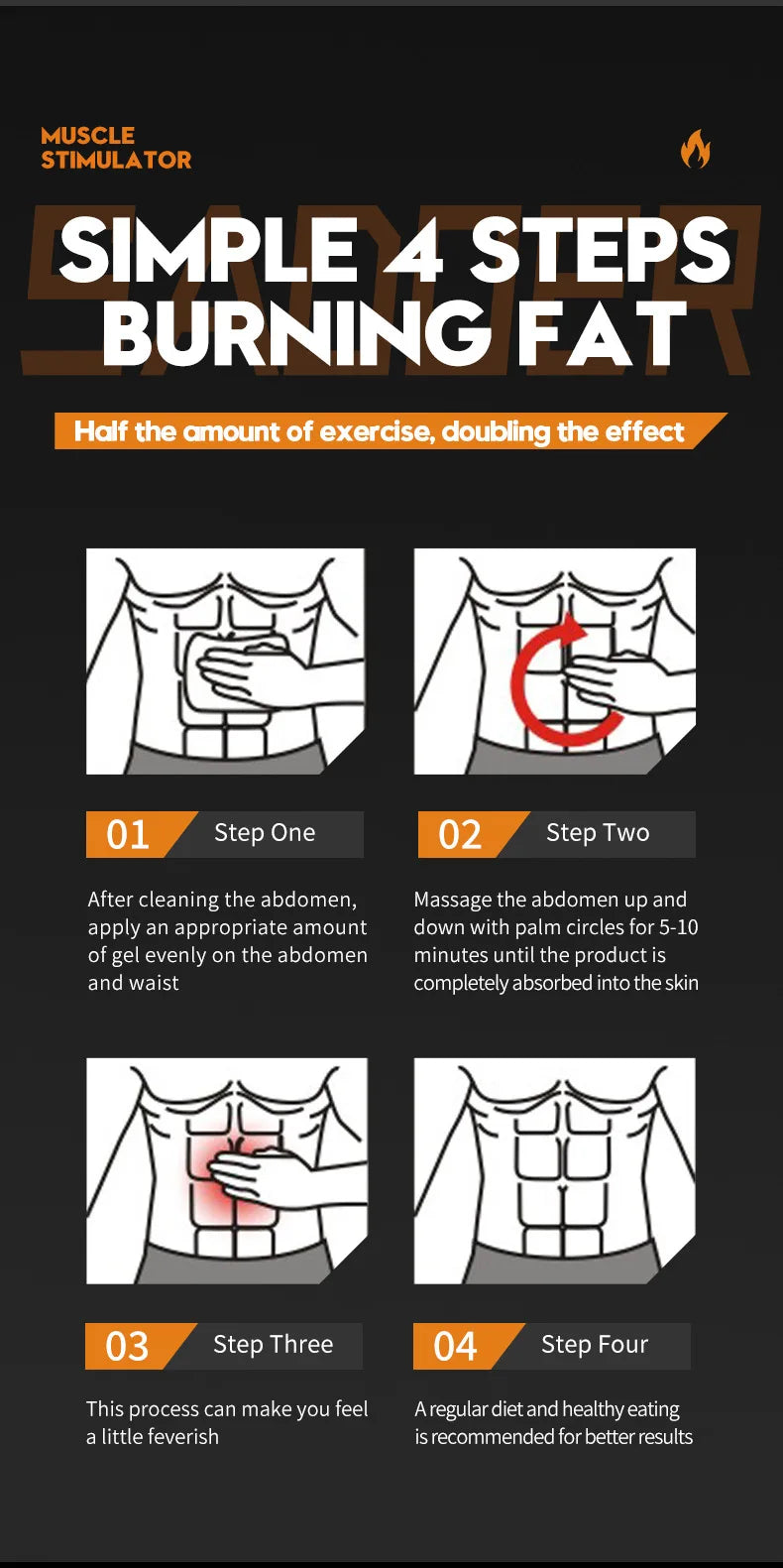 1. Gel de Massage Chauffant – Soulagement Musculaire Instantané