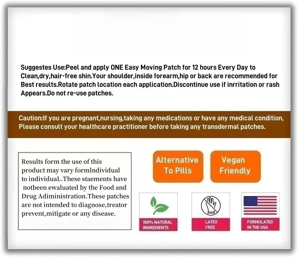 🌿 Patch Minceur Naturel – Réduction du Tour de Taille